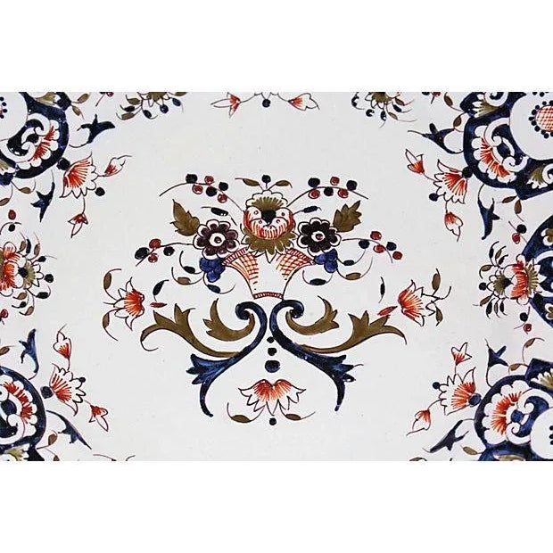 French Faience Plate For Sale - Image 4 of 6
