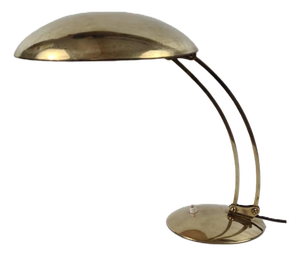 Brass Model 6764 Desk Lamp attributed to Christian Dell for Kaiser Idell, Germany, 1940s