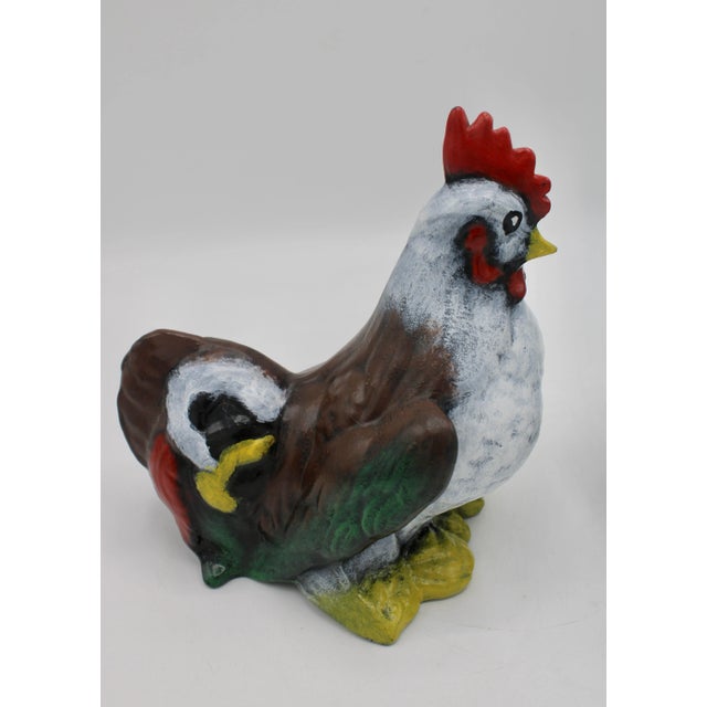 Farmhouse Vintage Farmhouse Ceramic Chickens For Sale - Image 3 of 12