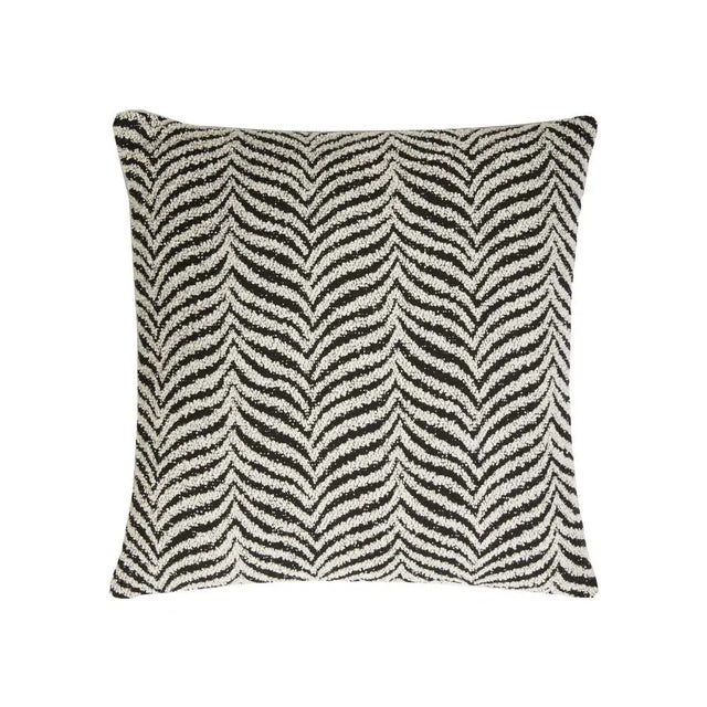 Early 21st Century Zebra Black Cushion from Lo Decor For Sale - Image 5 of 5