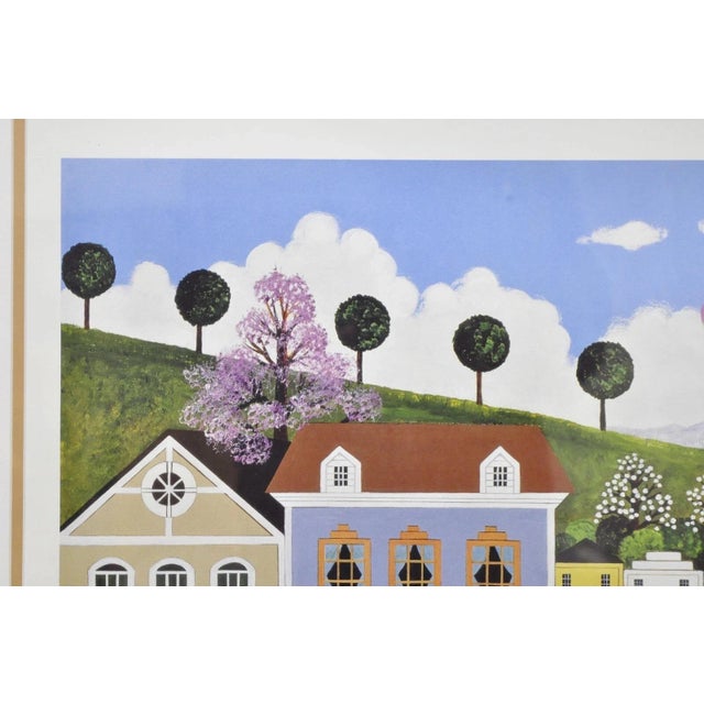 Late 20th Century Jane Wooster Scott Signed and Numbered Serigraph Framed Art "Carefree Days" For Sale - Image 12 of 12