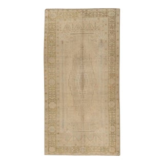 Antique Oushak Area Rug 3'7 X 7'3 For Sale