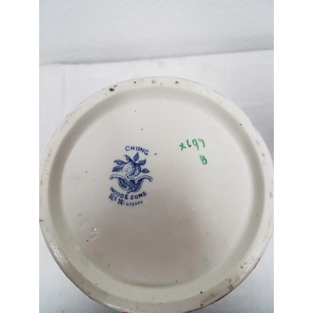 Wood 1920s Vintage Fredrick Rhead Woods and Sons Chung Vases - a Pair For Sale - Image 7 of 11