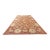Large Handmade Persian Wool Red & Gold Oushak Rug For Sale