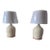 Pair of Ralph Lauren Halifax Small Table Lamps - Coconut Finish (New in Box) For Sale