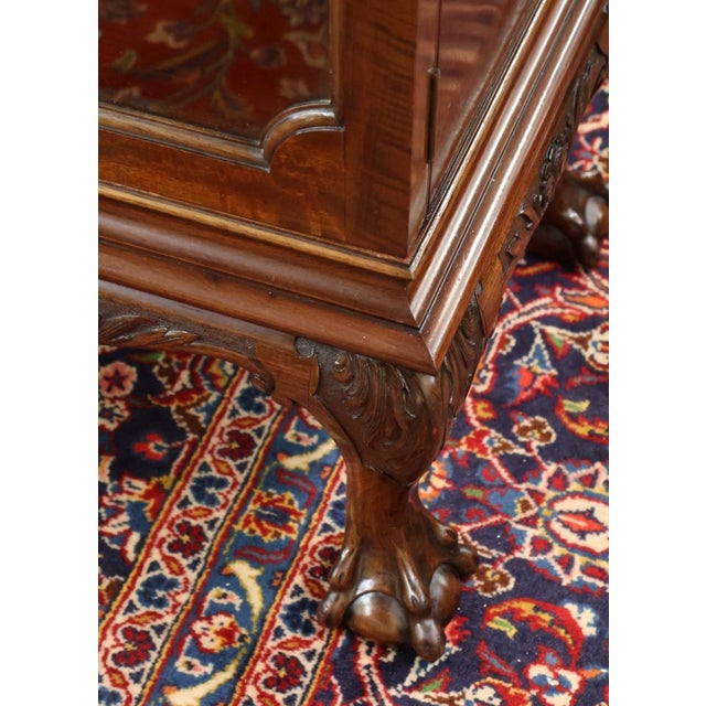 1900-1909 Exceptional Mahogany Waring & Gillow Antique Display Case Bookcase Circa 1900 For Sale - Image 17 of 18