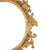 A Vintage Rococo-Style Gold Oval Wall Mirror For Sale - Image 9 of 11