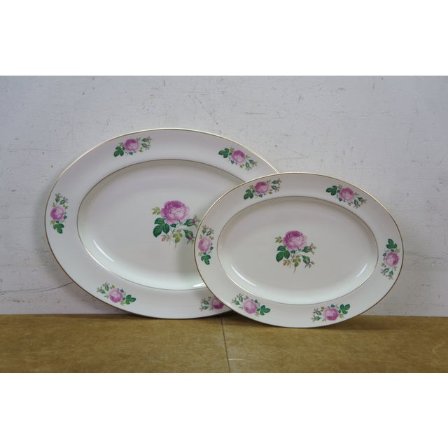 1930s Pickard Ravenswood Maria 237 Rose Swag Dinnerware China Set - 58 pcs For Sale - Image 17 of 17