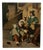 After Roybet, Depicting a Lively Tavern Scene, Late 19th century, Oil Painting on Canvas For Sale