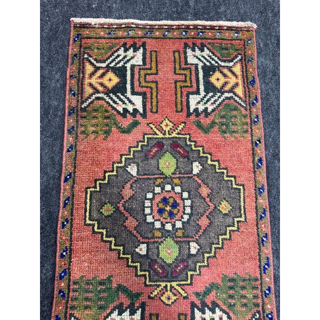 Turkish Yastik Rug 1'7" x 3'2" For Sale - Image 4 of 5