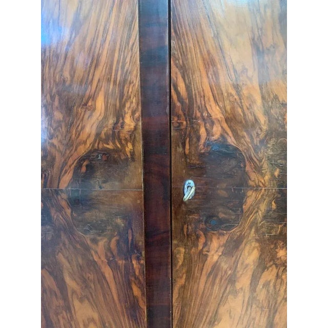 Walnut Cabinet with Cherub Carvings by Ducrot, 1920s For Sale - Image 16 of 17