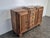 1930s Art Deco Sideboard in Carved Oak with Marble Top, 1930s For Sale - Image 5 of 9