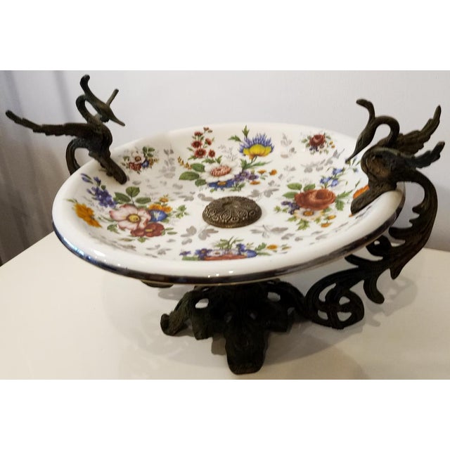 Vintage Fruit Bowl in Bronze, 1930s For Sale - Image 10 of 14