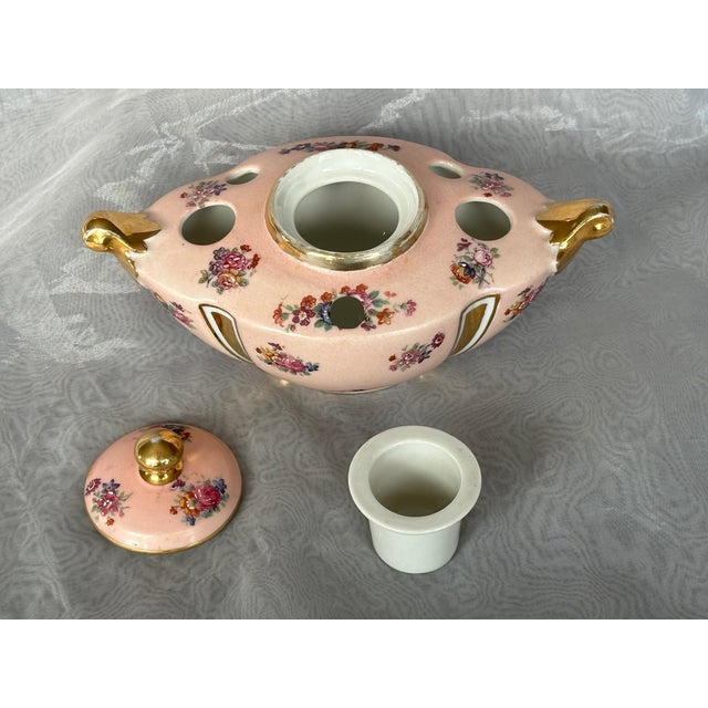 Antique French Porcelain Inkwell For Sale - Image 11 of 17