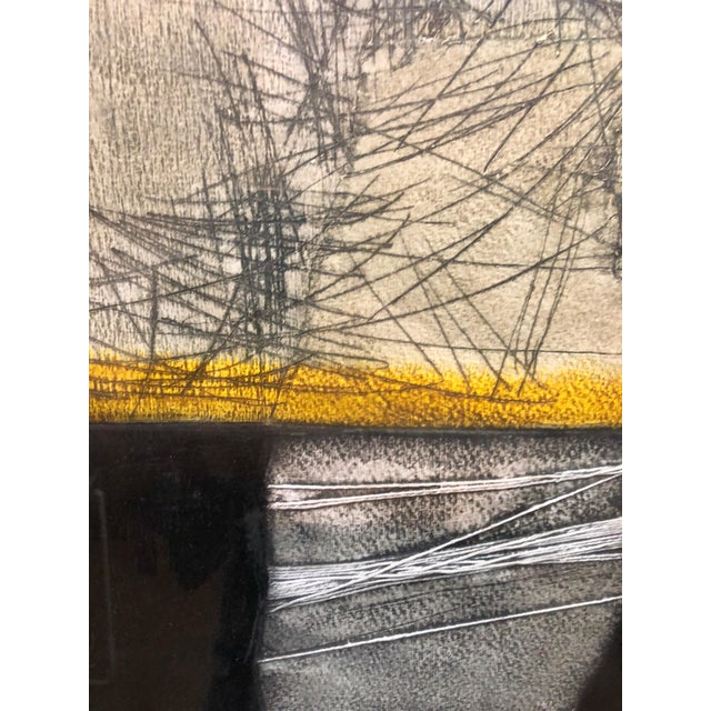 Paper Ramon Carulla, Cuban Art Abstract Oil Painting Latin American 1970's Abstraction String Series, 1977 For Sale - Image 7 of 9