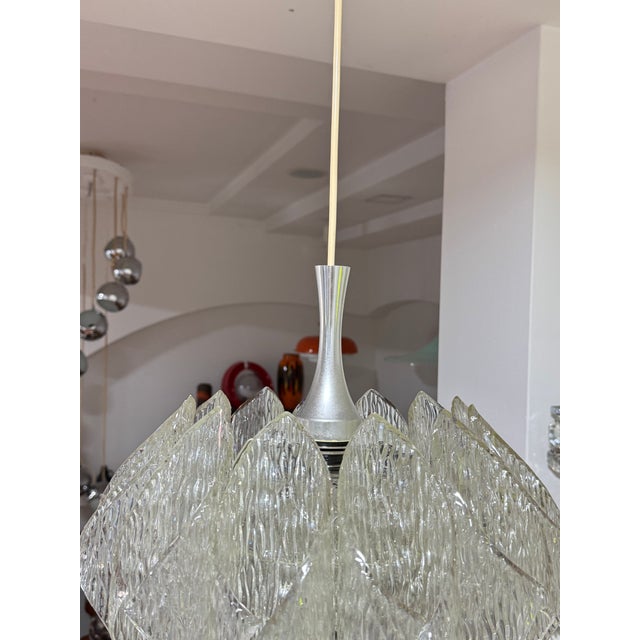 1960s Brutalist Acrylic Pendant in the style of Kalmar, Austria, 1960s For Sale - Image 5 of 11