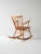 Scandinavian Rocking Chair in Beech and Teak, 1960s For Sale - Image 6 of 8