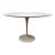 Mid-Century Modern Eero Saarinen for Knoll Round White Tulip Dining Table For Sale