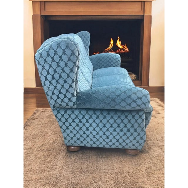 This 3-seater wingback sofa from the renowned German manufacturer Schlingmann Wertmöbel – known for its high-quality...