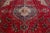 Traditional 1960s Medallion Vintage Tabriz Handmade Wool Rug in Red For Sale - Image 3 of 7