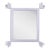 Fleur Home Carnival Vieux Rectangle Mirror in Spring Iris, 49x59 For Sale