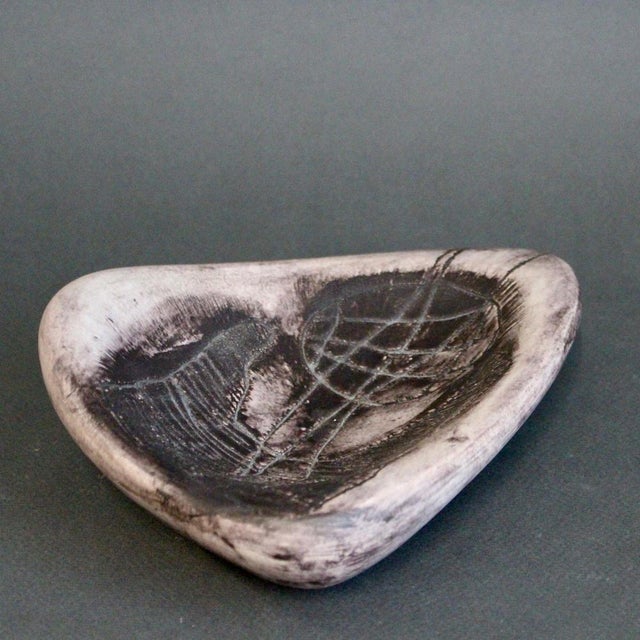 Vintage French Decorative Ceramic Bowl by Jacques Blin, 1950s For Sale - Image 12 of 16