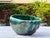 Ceramic Vintage 1970s Tony Evans Signed Raku Pottery Centerpiece Bowl – Iridescent Peacock & Copper Luster (#73) For Sale - Image 7 of 12