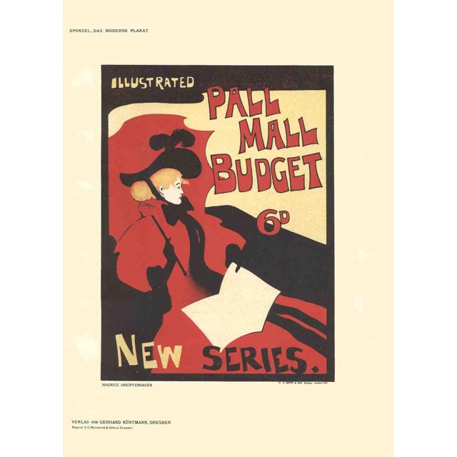 Artist: Maurice Greiffenhagen Title: Pall Mall Budget Year: 1897 Signed: No Medium: Lithograph Paper Size: 11.5 x 8.25...
