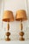 1960's Mid Century Modern Wood Table Lamps - Pair, Myrtlewood For Sale - Image 4 of 9