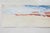 Contemporary 2006 George Turner Abstract Red White Blue Landscape Painting For Sale - Image 3 of 3