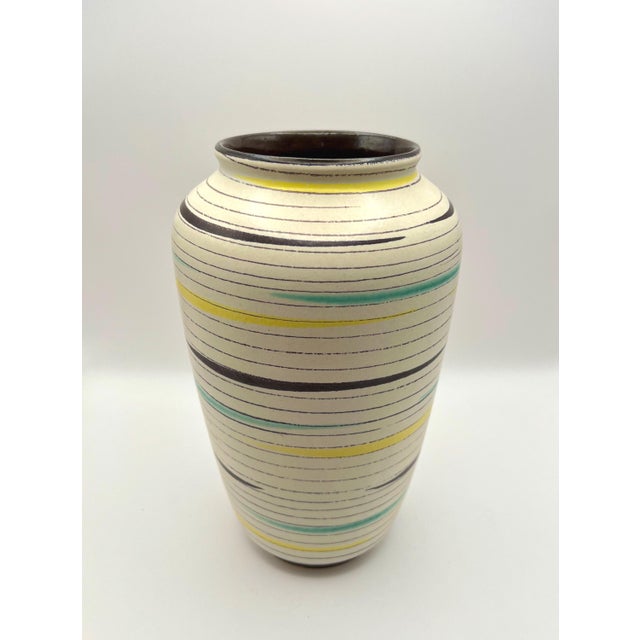 Mid-Century Modern Vintage Bay Keramik West Germany Pottery Vase For Sale - Image 3 of 3