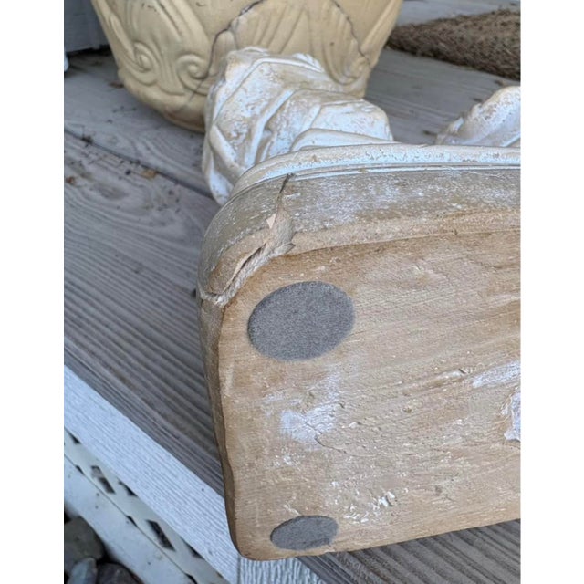 Vintage Chalkware Infant Jesus Statue Holding Crown of Thorns, 12.5” For Sale In Des Moines, IA - Image 6 of 8