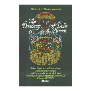 Ivan Chermayeff 'The Duchess of Duke Street' Contemporary USA Offset Lithograph For Sale