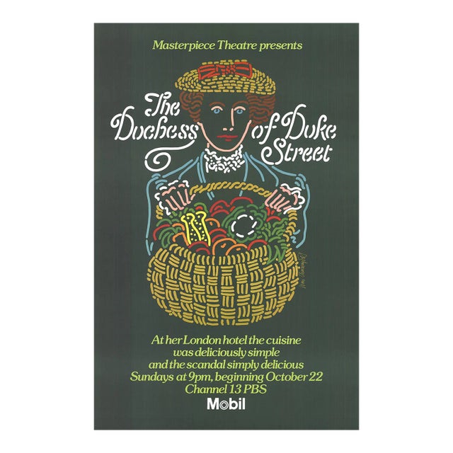 Ivan Chermayeff 'The Duchess of Duke Street' Contemporary USA Offset Lithograph For Sale