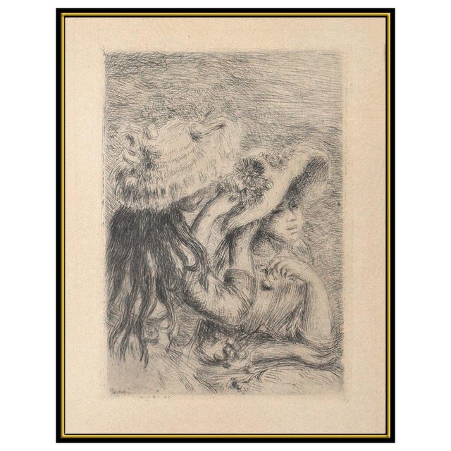 Message us to inquire about custom framing options! (Included for free with every purchase) The artwork here, "Le Chapeau...