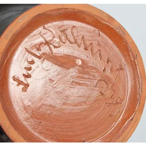 Ceramic Art Deco Ceramic Vase For Sale - Image 7 of 8