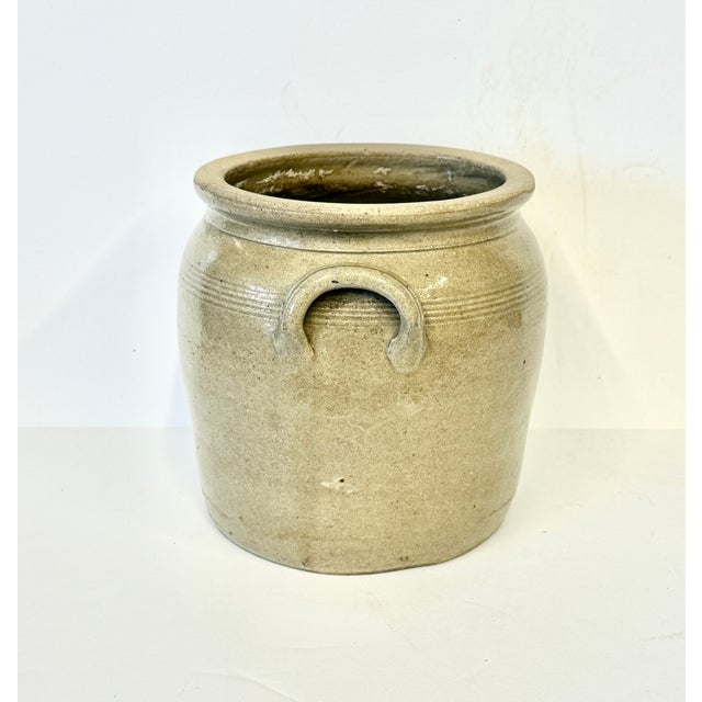 Gray French Stoneware Confit Pot For Sale - Image 8 of 10