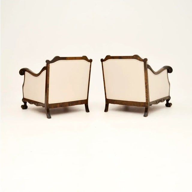 Swedish Lounge Chairs in Satin Birch, 1900s, Set of 2 For Sale - Image 4 of 13