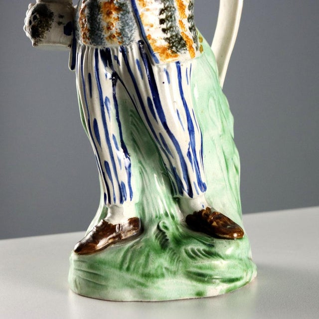 Ceramic Toby Jug from Stafforshire Manufactory For Sale - Image 6 of 10