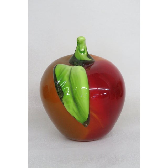 Murano Murano Style Hand Blown Art Glass Fruits Set of Six 4388b For Sale - Image 4 of 12
