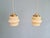 Art Deco Pendant Lights in Cream Opaline Glass, 1930s, Set of 2 For Sale - Image 9 of 13