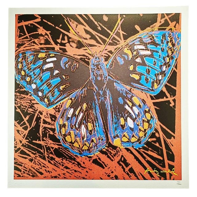 After Andy Warhol, Butterfly, 1980s, Lithograph For Sale - Image 10 of 10