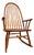 Vintage S. Bent & Brothers Colonial Windsor-Style Oak Rocking Chair For Sale