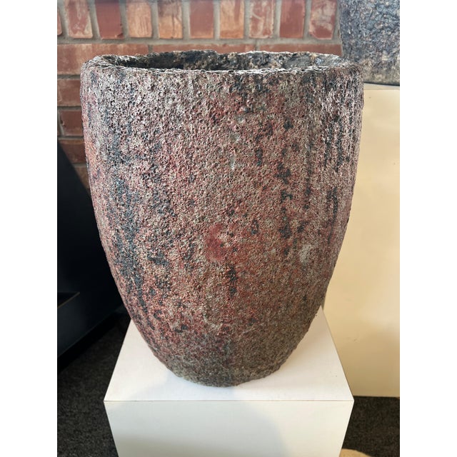 Early 20th Century Early 20th Century Brutalist Crucible Pot Planter For Sale - Image 5 of 6