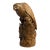 Japanese Meiji Period Carved Boxwood Okimono of a Hawk, Joel & Margaret Chen Collection For Sale