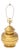 Mid-Century Modern Brass Ginger Jar Lamp For Sale