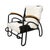 2020s Deco Rustic Black & White Cowhide Chair For Sale - Image 5 of 6
