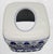 Chinoiserie Vintage Chinoiserie Blue and White Ceramic Tissue Box Cover Holder For Sale - Image 3 of 4