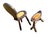 Set of Spanish Tripod Birthing Chair and Ottoman with Goatskin, 1960s For Sale - Image 4 of 12