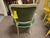 20th Century French style needlepoint chair, with tacks. Cabriole legs and rosette details.